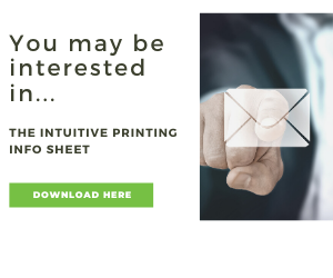 Intuitive printing info sheet download button