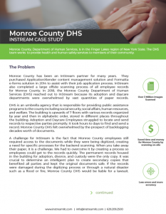 Monroe County Case Study