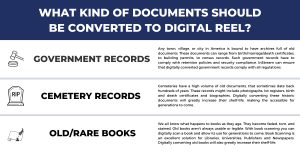 Government Records Any town, village, or city in America is bound to have archives full of old documents. These documents can range from birth/marriage/death certificates, to building permits, to census records. Such government records have to comply with retention policies and security compliance. Biel’s can ensure that digitally converted government records comply with all regulations. Cemetery Records Cemeteries have a high volume of old documents, that sometimes date back hundreds of years. These records might include photographs, lot registers, birth and death certificates and biographies. Digitally converting these historic documents will greatly increase their shelf-life, making the accessible for generations to come. Biel’s recently converted over 400,000 images, dating back to 1853, for Buffalo’s Forest Lawn Cemetery. Old/Rare Books We all know what happens to books as they age. They become faded, torn, stained and sometimes smelly. Old books aren’t always usable or legible. With book scanning you can digitally scan a book. Book Scanning is an excellent solution for Libraries, Universities, Publishers and Newspapers. Digitally converting old books will also greatly increase their shelf-life. For more information about document conversion, please contact InStream today.