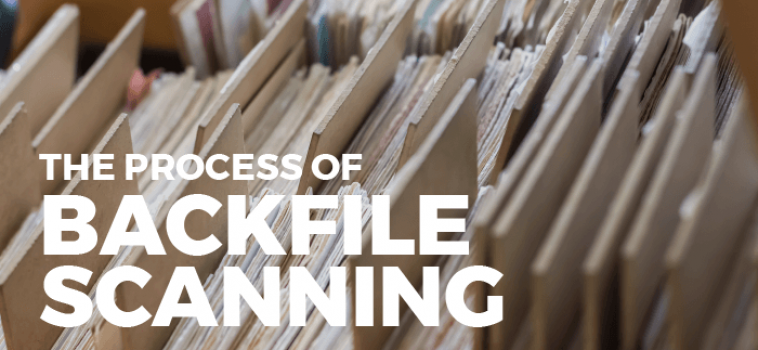 Backfile Scanning Process Infographic